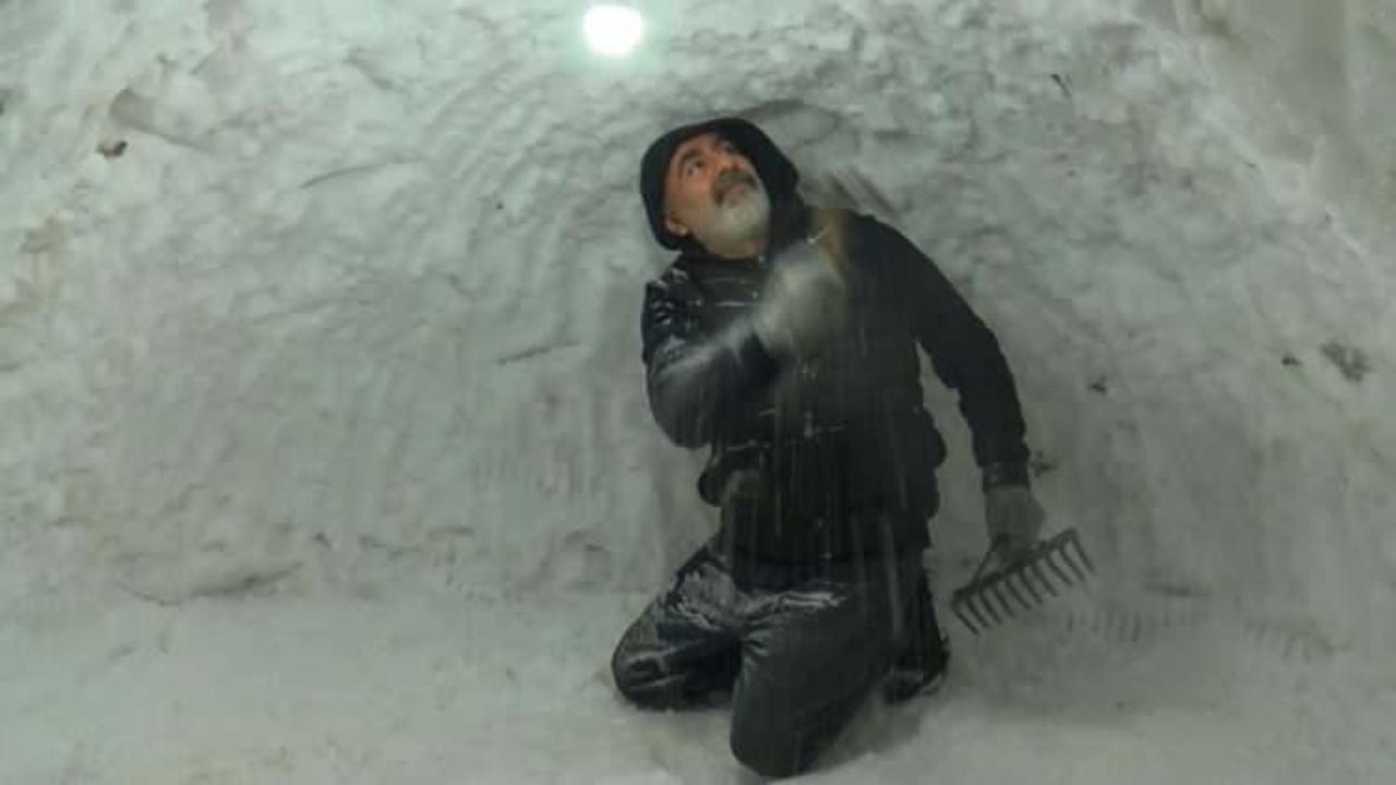 Kar çay ocağı işletmecisine yaradı! 10 günde yeni mekan sahibi oldu