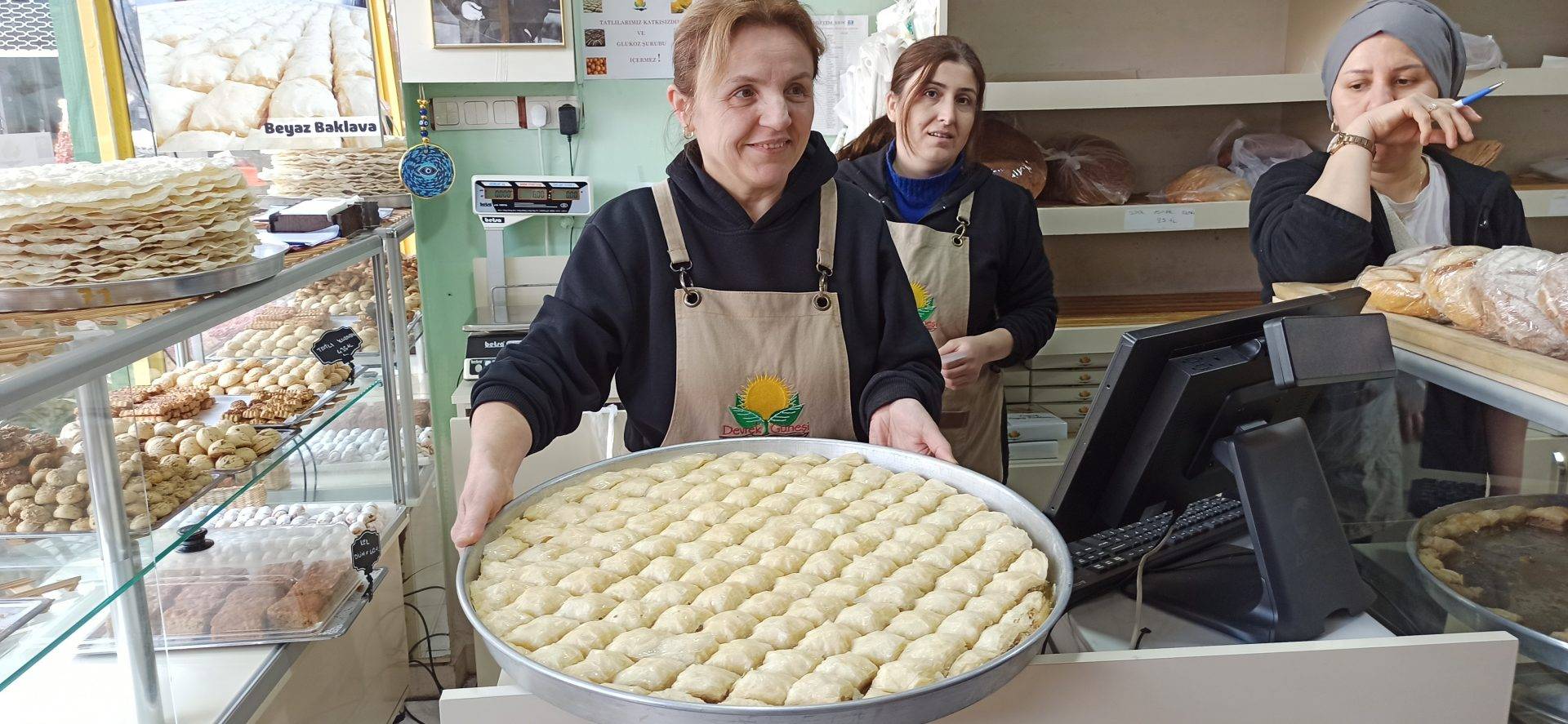 Görenin çiğ sandığı beyaz baklava, yurt dışından talep görüyor