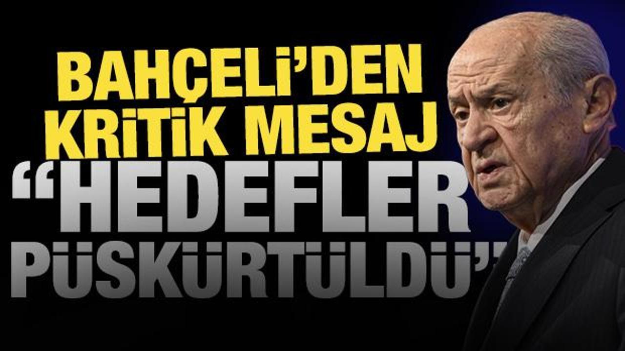 Bahçeli'den 18 Mart mesajı: Türkiye'nin önüne geçilemeyecek
