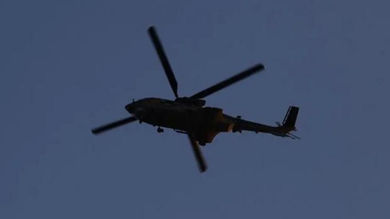 Katar'da askeri helikopter düştü