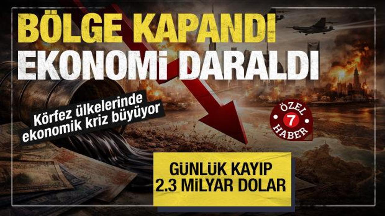 Körfez ülkelerinde kriz büyüyor! Kapalı hava sahası petrol ihracatı ekonomiye neşter vurdu