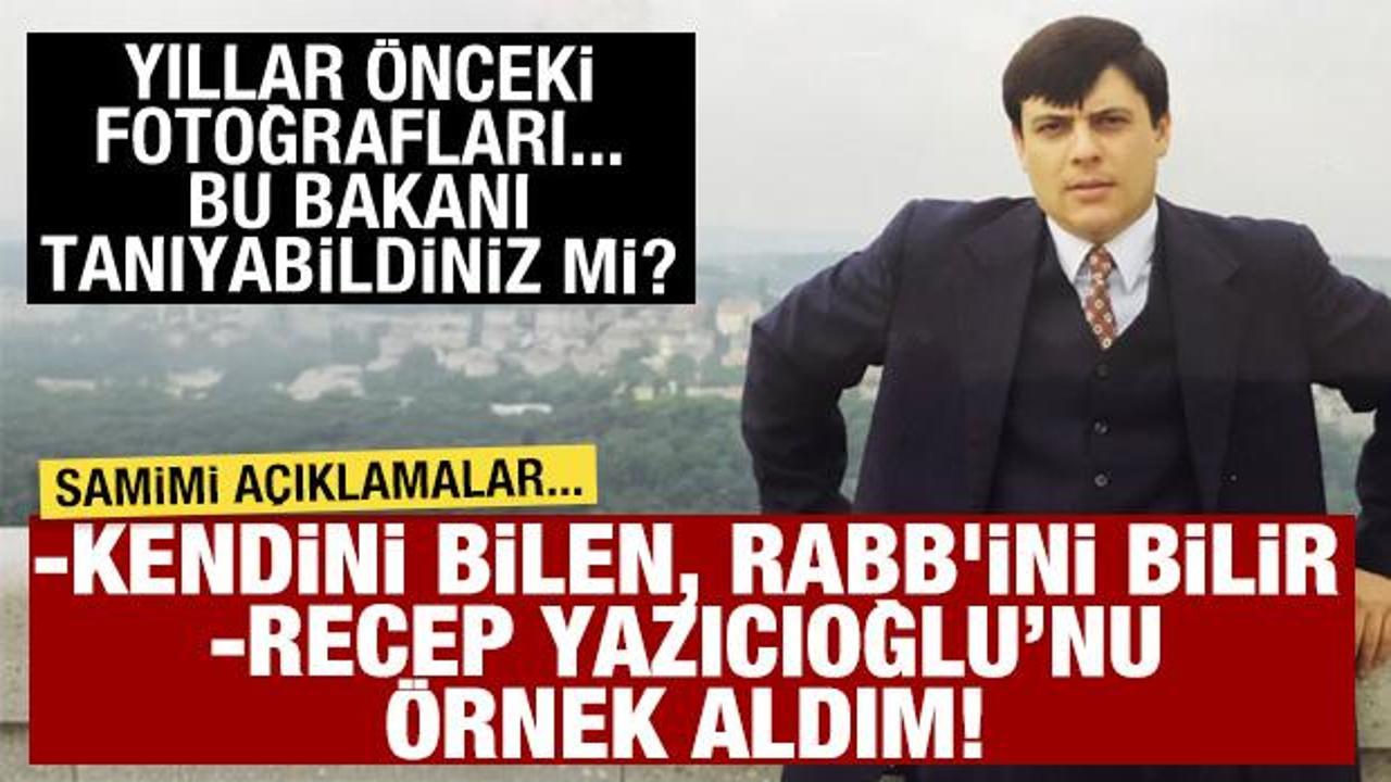 Bakan Çitçi'den samimi açıklamalar: Yazıcıoğlu'nı örnek aldım...