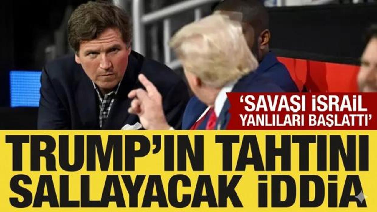 ABD'li gazeteciden Trump'ın tahtını sallayacak iddia: Savaşı İsrail yanlıları başlattı