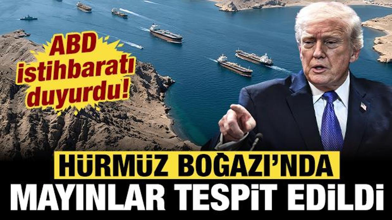 ABD istihbaratı duyurdu: Hürmüz Boğazı'nda 12 adet mayın tespit edildi!