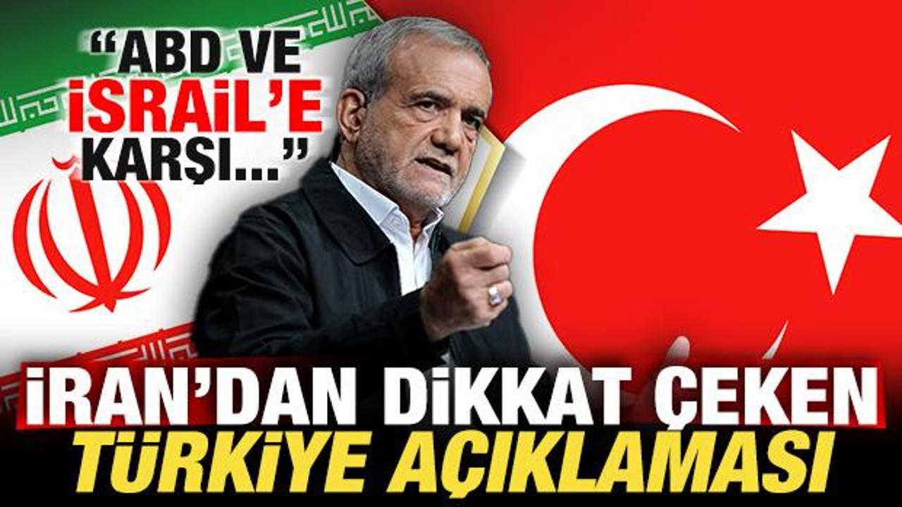 İran'dan Türkiye açıklaması: ABD ve İsrail'e karşı güçlü şekilde dile getiriyorlar