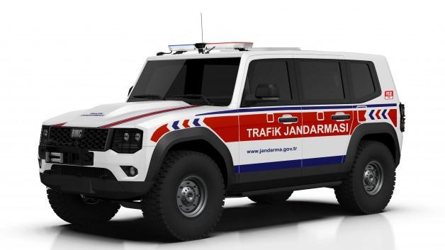 Türkiye'nin ilk yerli ve milli zırhlı SUV aracı TULGA 4x4 göreve başladı