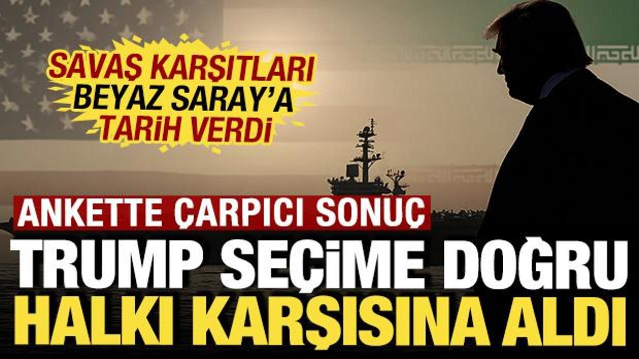 Trump seçime doğru halkı karşısına aldı: Ankette çarpıcı sonuç