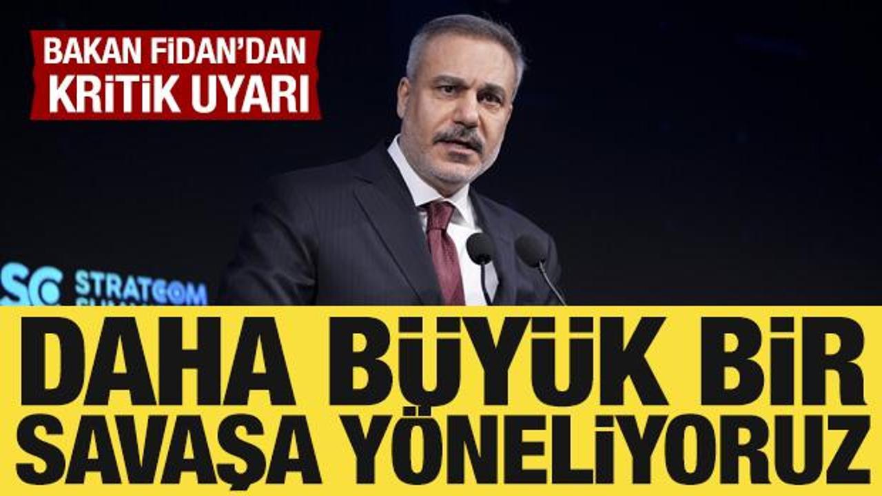 Bakan Fidan'dan bölge ülkelerine uyarı: Bu anlamsız savaşın bitmesi gerekiyor