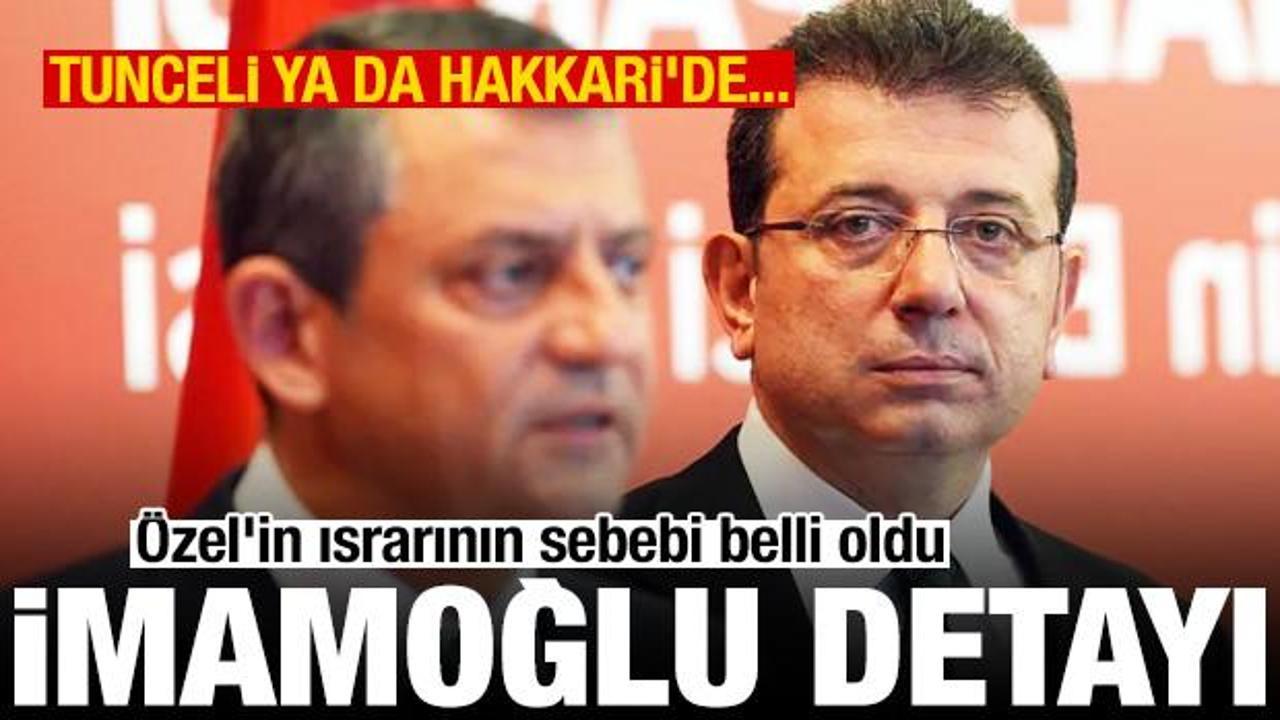 Özel'in ara seçim ısrarının sebebi belli oldu: Dikkat çeken İmamoğlu detayı