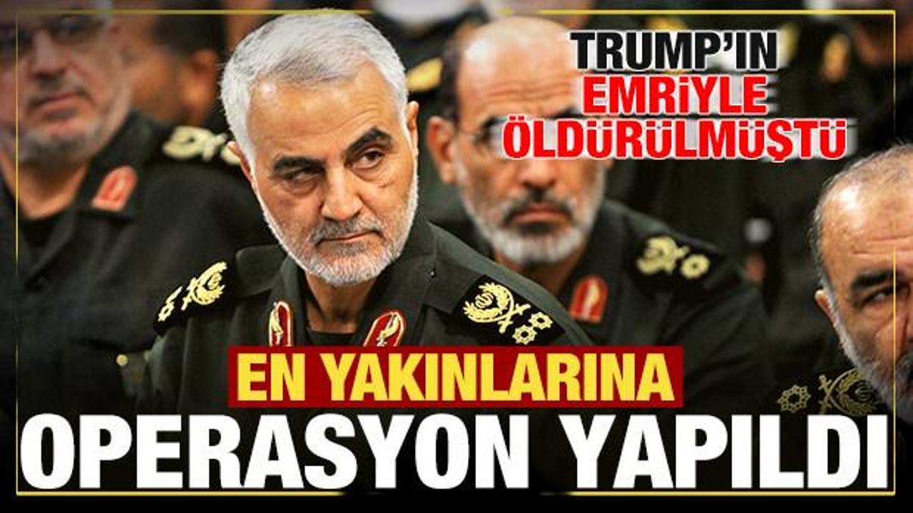 Trump'ın emriyle öldürülmüştü: Kasım Süleymani'nin en yakınlarına operasyon