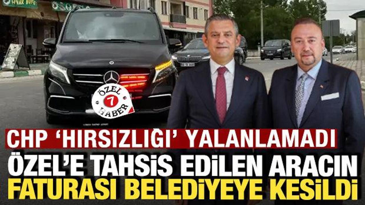 Özgür Özel'e tahsis edilen aracın faturasını belediye ödemiş: CHP 'hırsızlığı' yalanlamadı