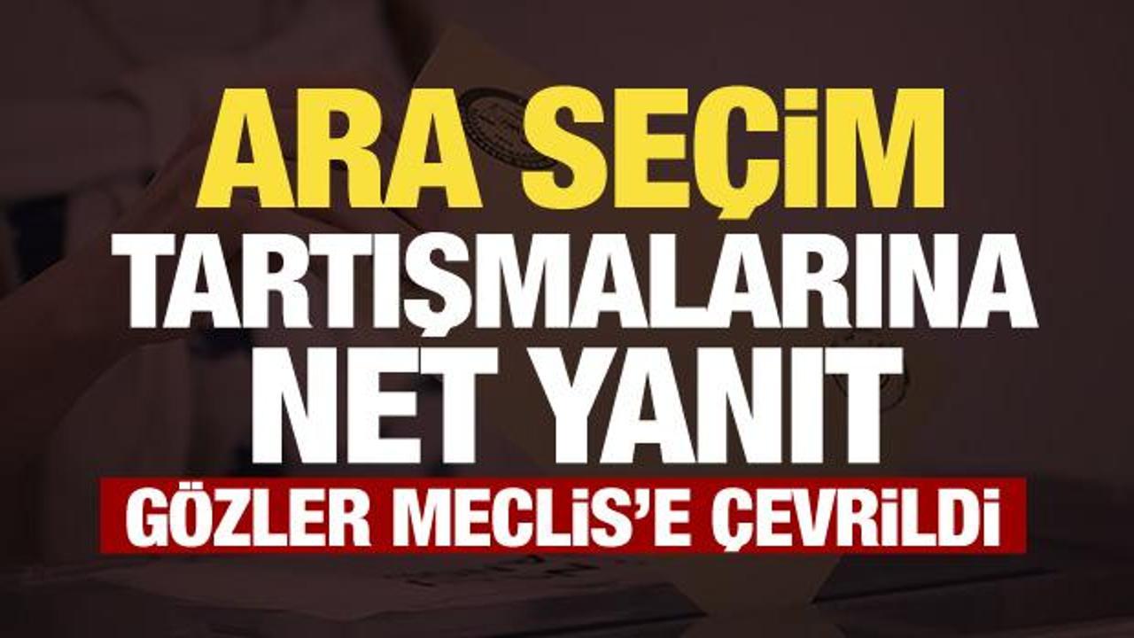 TBMM Başkanı Kurtulmuş ara seçim tartışmalarına noktayı koydu