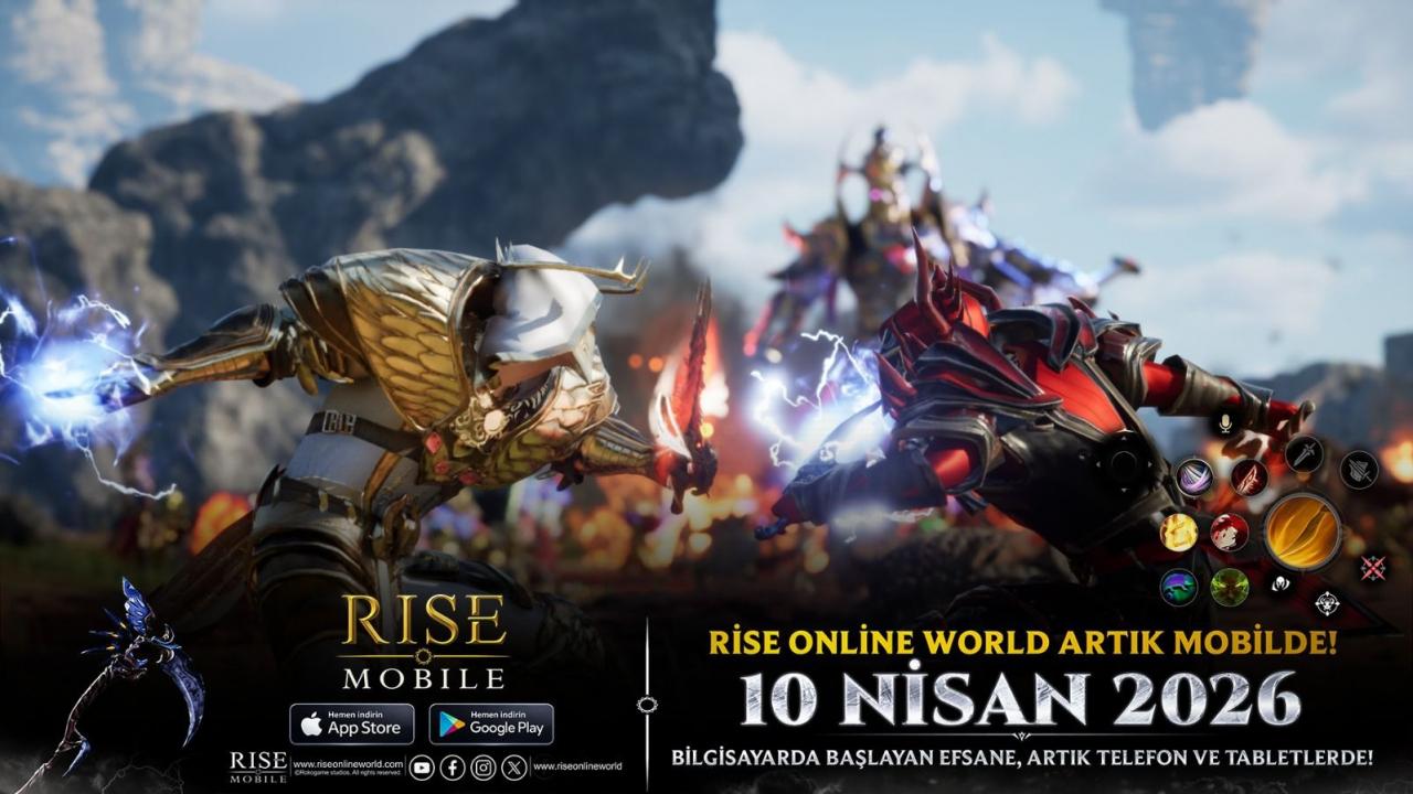 Tamamen Türk Yapımı MMORPG Devrimi: Rise Online World, 10 Nisan’da 5 kıtada aynı anda Mobilde