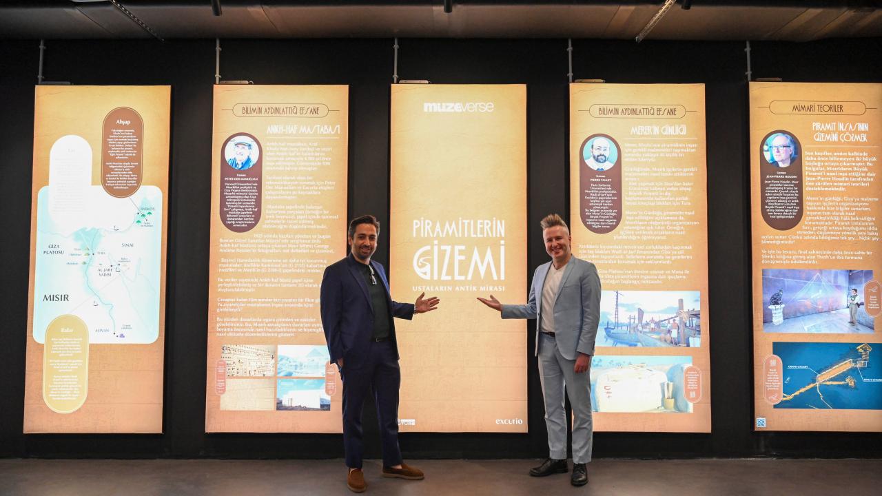 Müzeverse’ün yeni deneyimi: Piramitlerin Gizemi - Ustaların Antik Mirası ziyaretçilerle buluşuyor