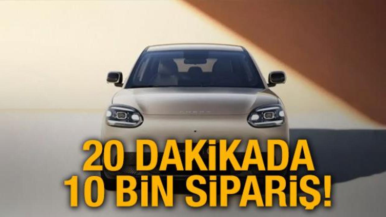 Görenler hayrete düştü! 20 dakikada 10 bin sipariş aldı